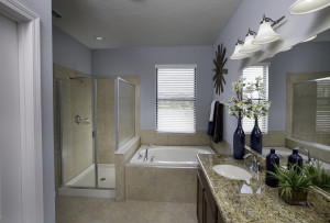 Turnberry Model Master Bathroom at ChampionsGate