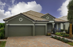 Sand Dollar Model Front Exterior at ChampionsGate